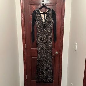 Long sleeve lace dress